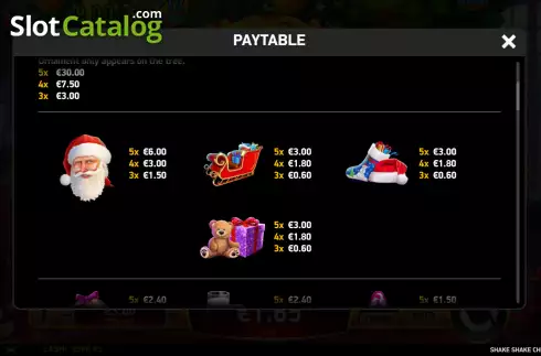Скрин8. Shake Shake Christmas слот