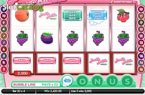Скрин2. Double Bubble Jackpot слот