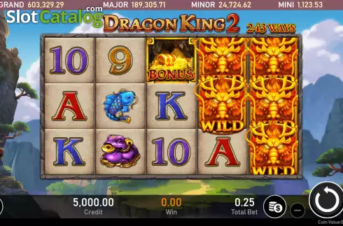 Скрин2. Dragon King 2 слот