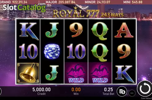 Скрин2. Royal 777 слот
