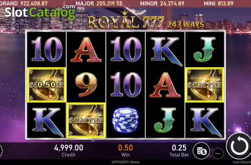 Скрин3. Royal 777 слот