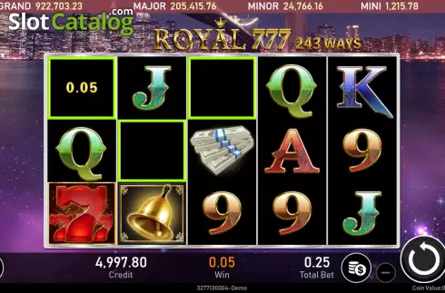 Скрин4. Royal 777 слот
