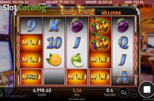 Скрин3. Lucky Fruits (Royal Slot Gaming) слот