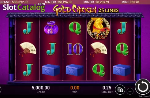 Скрин2. Gold Chicken слот