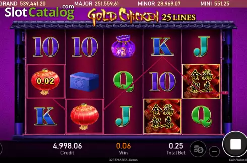 Скрин3. Gold Chicken слот