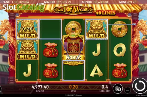 Скрин4. God of Wealth (Royal Slot Gaming) слот