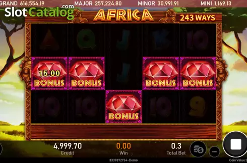 Скрин3. Africa (Royal Slot Gaming) слот