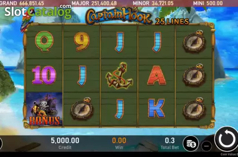Скрин2. Captain Hook слот