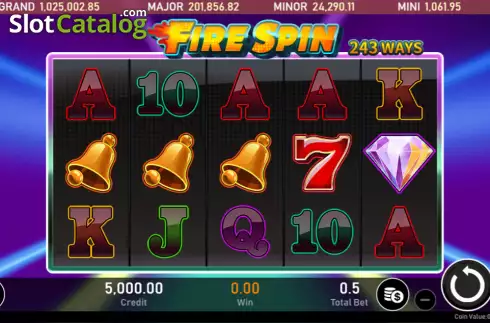Скрин2. Fire Spin слот