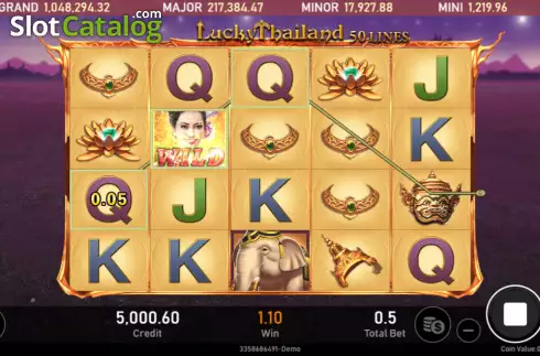 Скрин3. Lucky Thailand слот