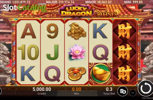 Скрин2. Lucky Dragon (Royal Slot Gaming) слот