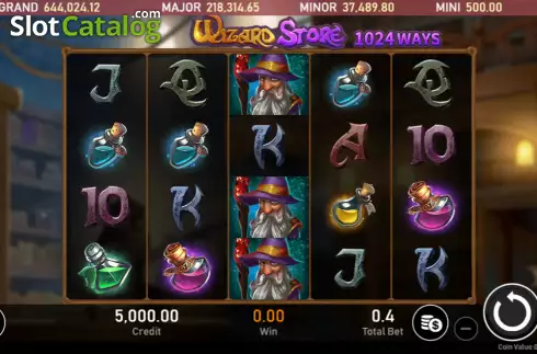 Скрин2. Wizard Store слот