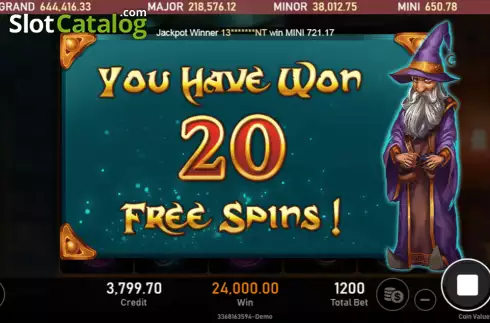 Скрин3. Wizard Store слот