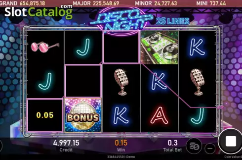 Скрин3. Disco Night (Royal Slot Gaming) слот