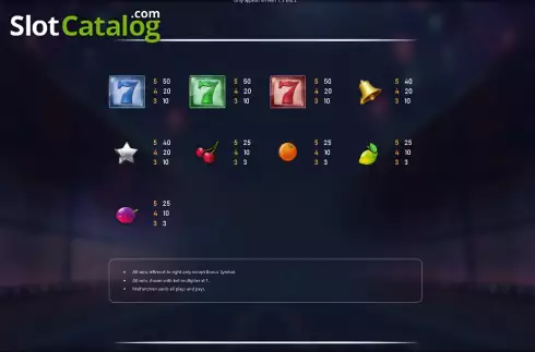 Скрин7. Sevens High (Royal Slot Gaming) слот