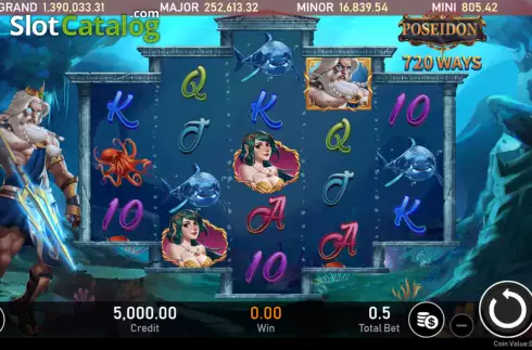 Скрин2. Poseidon (Royal Slot Gaming) слот