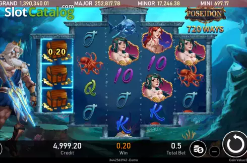 Скрин3. Poseidon (Royal Slot Gaming) слот