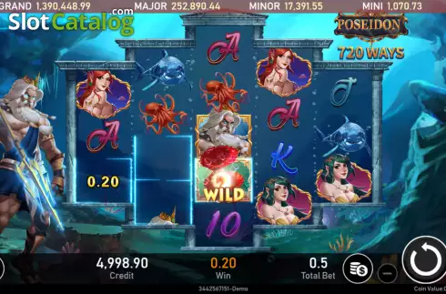 Скрин4. Poseidon (Royal Slot Gaming) слот