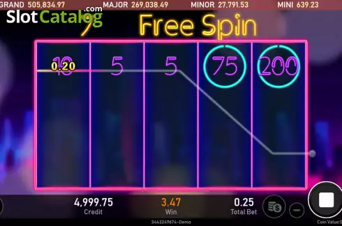 Скрин3. Neon Circle слот