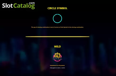 Скрин7. Neon Circle слот