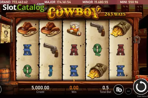 Скрин2. Cowboy (Royal Slot Gaming) слот