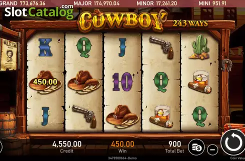 Скрин3. Cowboy (Royal Slot Gaming) слот