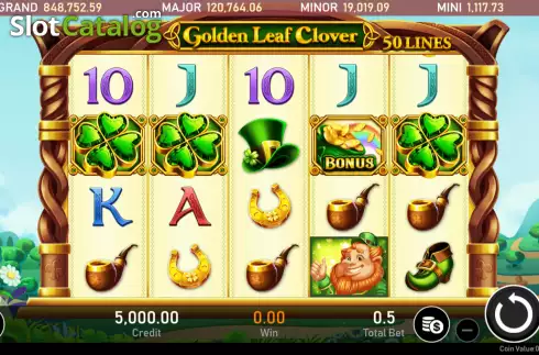 Скрин2. Golden Leaf Clover слот
