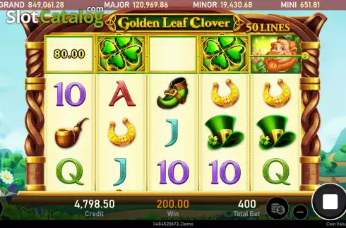 Скрин3. Golden Leaf Clover слот