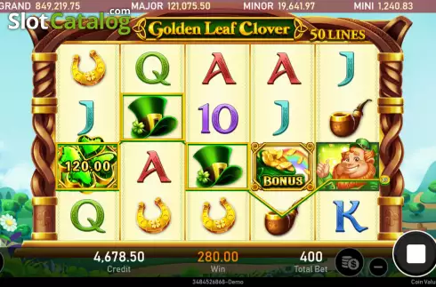 Скрин4. Golden Leaf Clover слот
