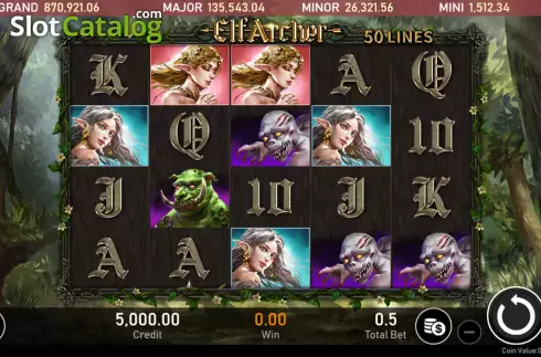 Скрин2. Elf Archer слот