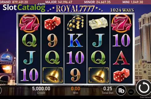 Скрин2. Royal 7777 слот
