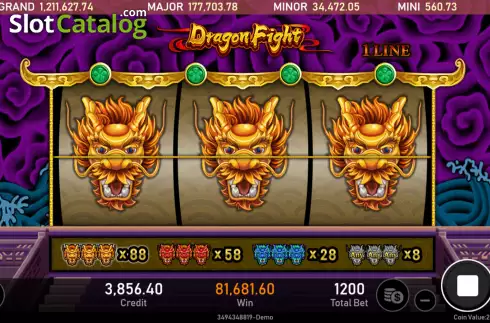 Скрин3. Dragon Fight (Royal Slot Gaming) слот