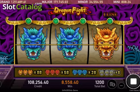 Скрин4. Dragon Fight (Royal Slot Gaming) слот