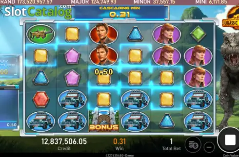 Скрин3. Jurassic Treasure (Royal Slot Gaming) слот
