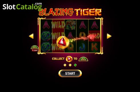 Скрин2. Blazing Tiger слот