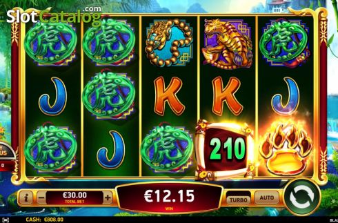Скрин4. Blazing Tiger слот