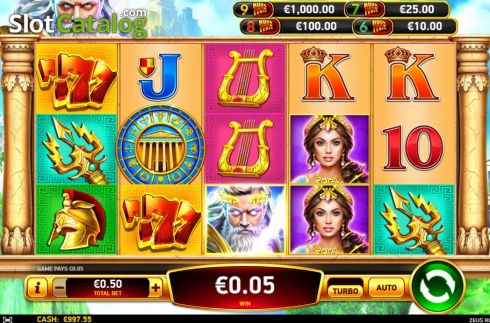 Скрин4. Zeus Rush Fever слот