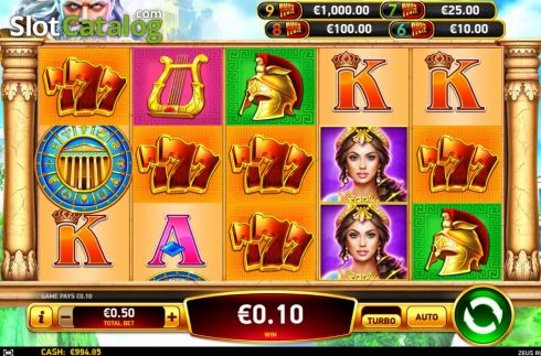 Скрин6. Zeus Rush Fever слот