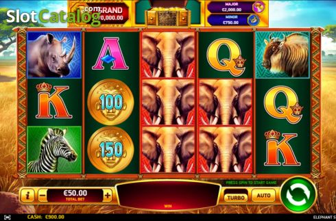 Скрин2. Elephant Stampede слот