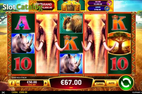 Скрин4. Elephant Stampede слот