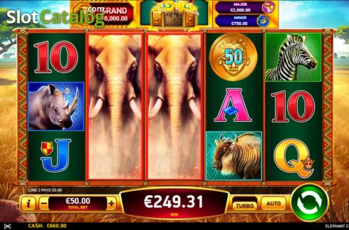 Скрин5. Elephant Stampede слот