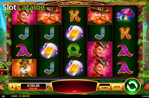Скрин2. Clovers of Luck слот