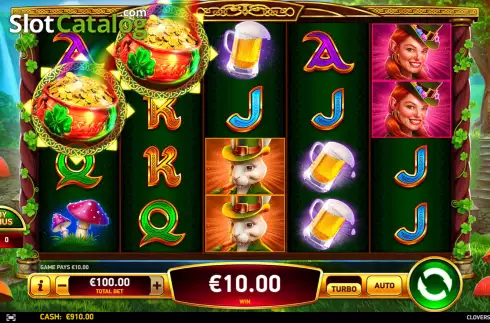 Скрин3. Clovers of Luck слот
