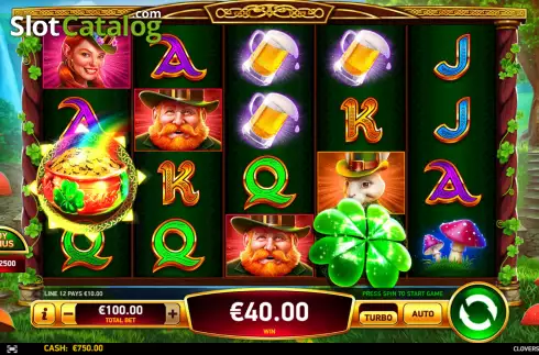 Скрин4. Clovers of Luck слот