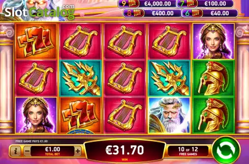 Скрин9. Zeus Rush Fever Deluxe слот