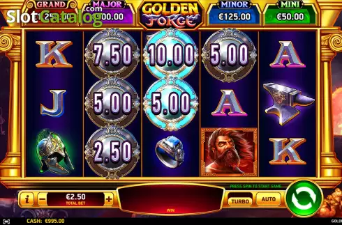 Скрин4. Golden Forge слот
