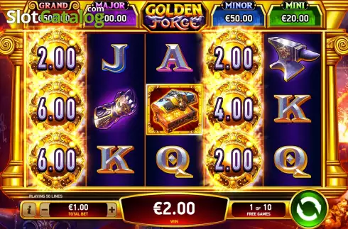 Скрин5. Golden Forge слот