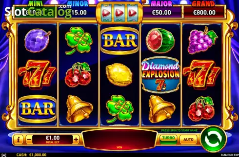 Скрин2. Diamond Explosion 7s слот