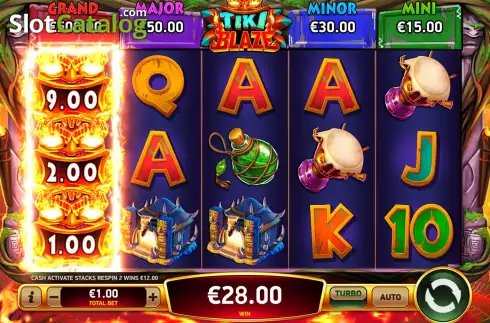 Скрин8. Tiki Blaze слот