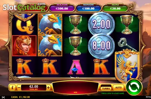 Скрин2. Royal Griffin слот